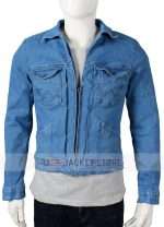 Brad Pitt Once Upon A Time In Hollywood Cliff Booth Denim Jacket