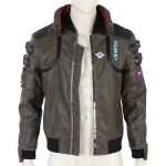 Cyberpunk 2077 Brown Leather Jacket
