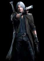 Dante Devil May Cry 5 Black Leather Coat