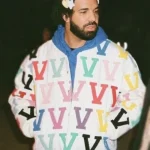 Drake You Broke My Heart White Wool Jacket