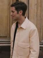 Emily in Paris S03 Gabriel Leather Jacket - Image 3