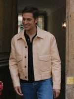 Emily in Paris S03 Gabriel Leather Jacket
