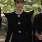 Emily in Paris S03 Lily Collins Black Top