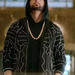 Eminem Houdini 2024 Black Patterned Jacket
