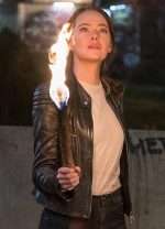 Emma Stone Zombieland Wichita Leather Jacket - Image 3