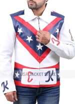Evel Knievel American Stunt Performer Motorcycle Leather Jacket