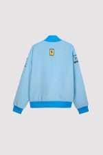 Ferrari Blue Miami Grand Prix Bomber Jacket - Image 3