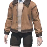 Final Fantasy XIV Brown Varsity Jacket