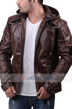 Gavin Reed Detroit Become Human leather jacket front view
