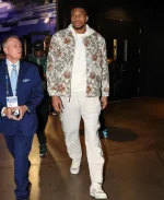 Giannis Antetokounmpo Nike Repel Flower Print Jacket - Image 3
