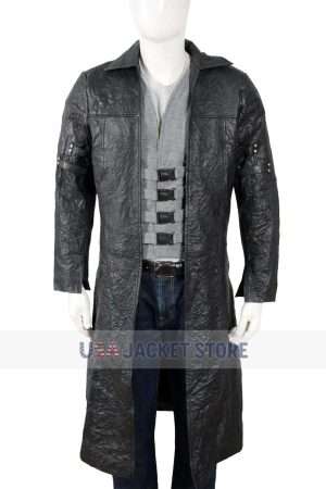 Front view of Roland Deschain Coat Vest worn by Idris Elba.
