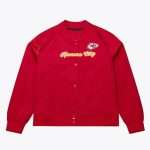 Kansas City Chiefs Red Vintage Full-Snap Satin Jacket