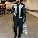 Jaylen Brown 7uice x Vanson  Black Leather Jacket