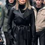 Jennifer Lopez Second Act Maya Leather Coat