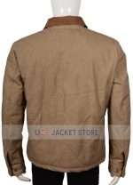 Back view of Josh Lucas Quilted Jacket
