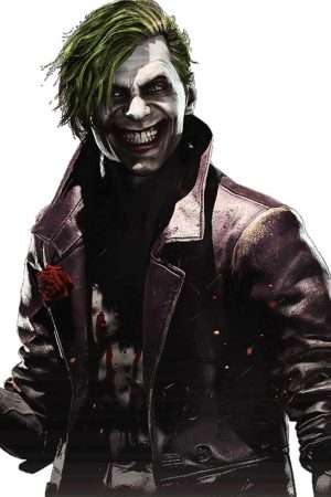 Joker Injustice 2 Leather Long Coat