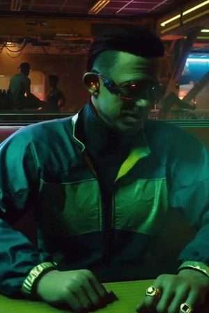 Kirk Sawyer Cyberpunk 2077 Polyester Jacket
