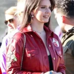 Lana Del Rey Super Bowl 2024 Leather Jacket