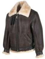 Leon Kennedy Resident Evil 4 Shearling Jacket - Image 4