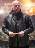 Leonard Turner Extraction Bruce Willis Leather Jacket - Image 2