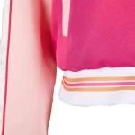 Margaret Qualley The Substance 2024 Pink Bomber Jacket - Image 6
