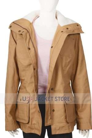 Front view of Monica Dutton Yellowstone Cotton Jacket