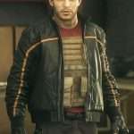 Nick Mendoza Battlefield Hardline Bomber Leather Jacket