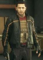 Nick Mendoza Battlefield Hardline Bomber Leather Jacket