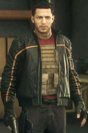 Nick Mendoza Battlefield Hardline Bomber Leather Jacket