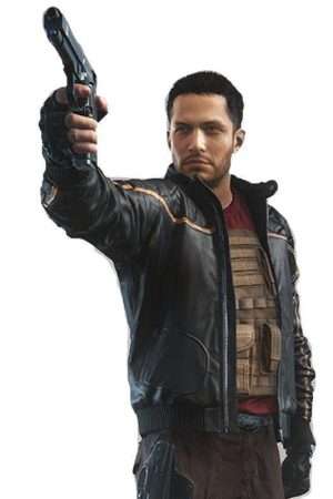 Nick Mendoza Battlefield Hardline Bomber Leather Jacket