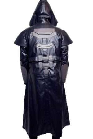 Overwatch Reaper Black Leather Costume Coat