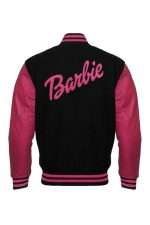 Barbie Pink Black Varsity Jacket - Image 2