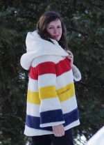 Rachel Bilson Peter Punk Wool Coat - Image 2