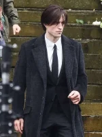 Robert Pattinson The Batman 2022 Black Wool Coat - Image 3