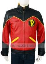 Robin Tim Drake Superhero Leather Jacket