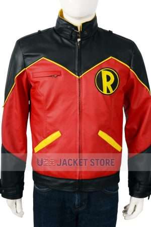 Robin Tim Drake Superhero Leather Jacket