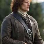Sam Heughan Outlander Jamie Fraser Leather Coat