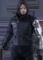 Sebastian Stan Bucky Barnes Black Panther Jacket