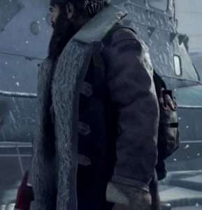 Sergey Popov World War Z Brown Fur Coat