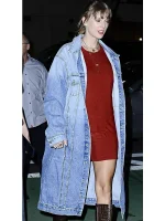 Taylor Swift Long Denim Coat