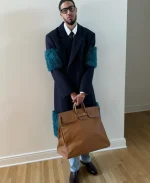 Tyrese Haliburton Black Long Fur Coat