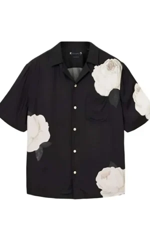 The Young and the Restless Noah Newman Black Floral Shirt