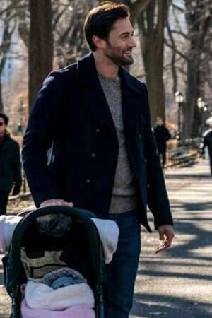 New Amsterdam Dr. Max Goodwin Peacoat